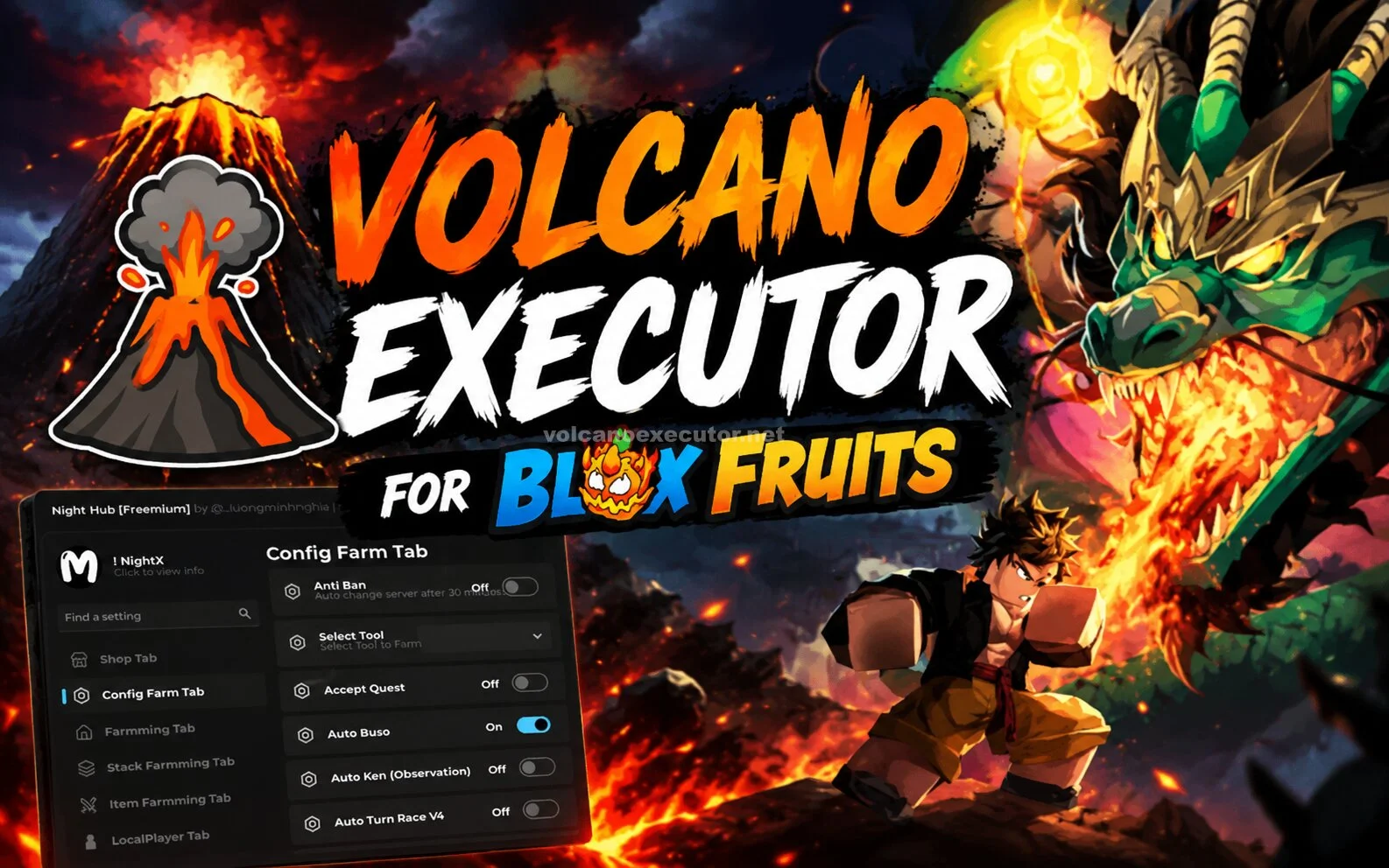 Volcano Executor for Blox Fruits