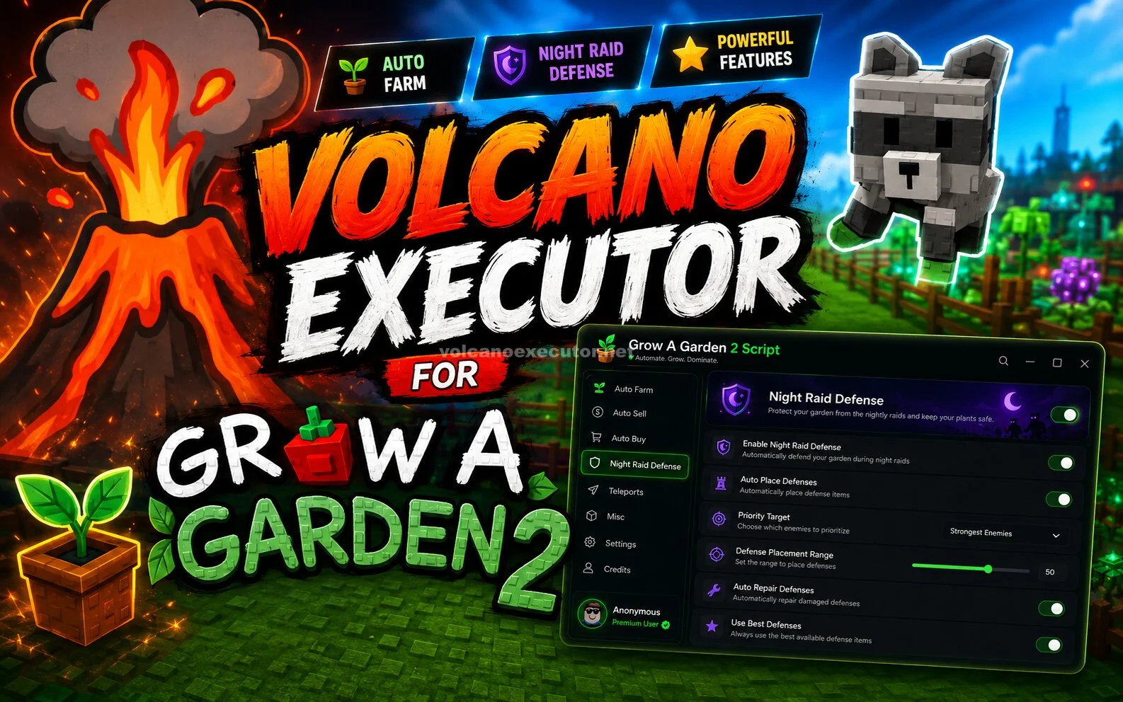 Volcano Executor for Grow a Garden